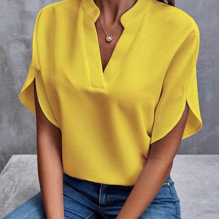 Lichtgewicht V Hals Blouse voor Dames