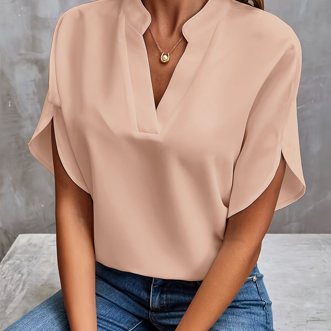 Lichtgewicht V Hals Blouse voor Dames