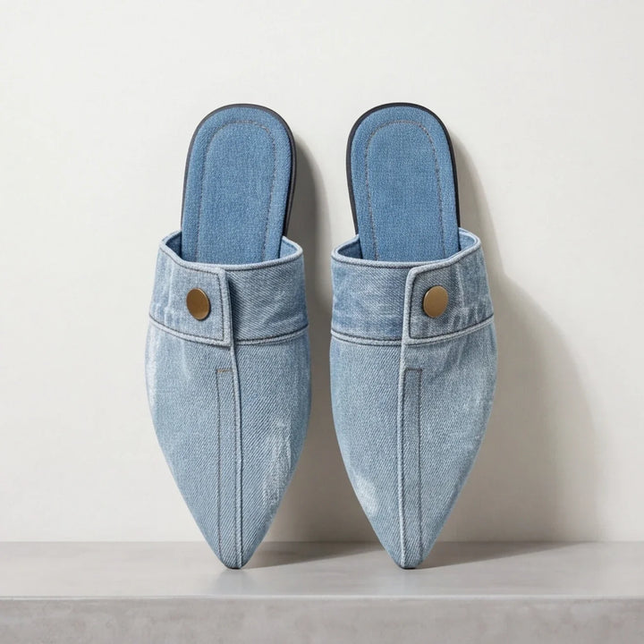 Doja Denim Slip-On Mule