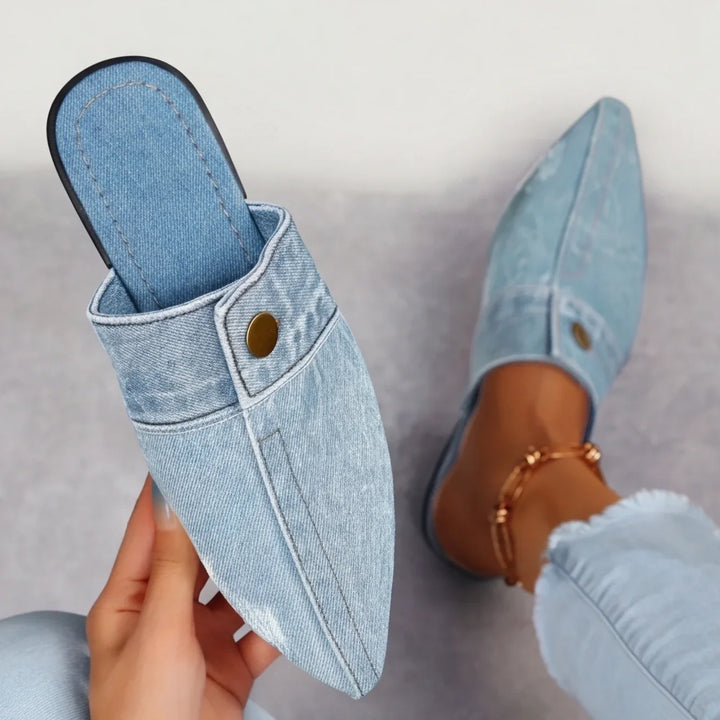Doja Denim Slip-On Mule