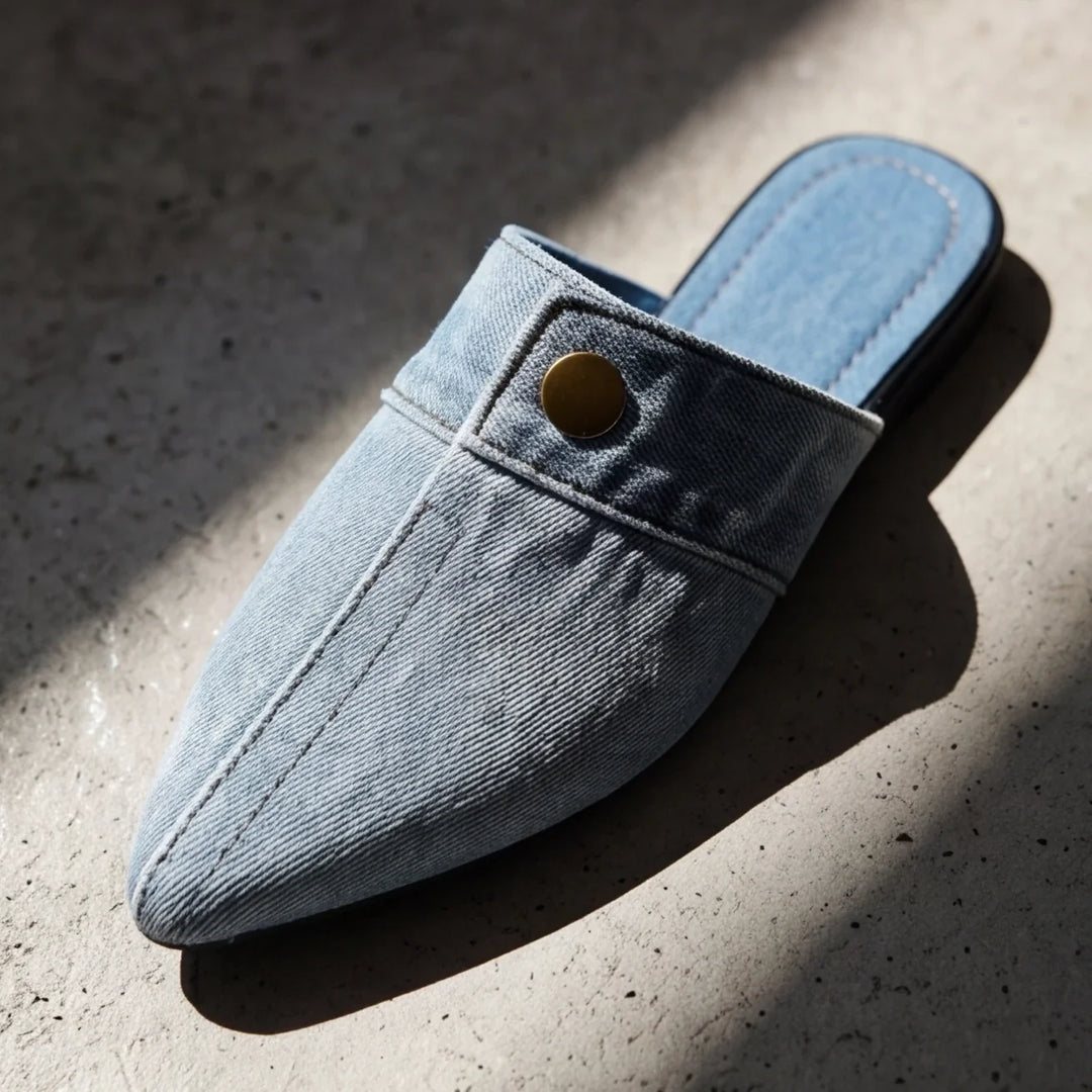 Doja Denim Slip-On Mule