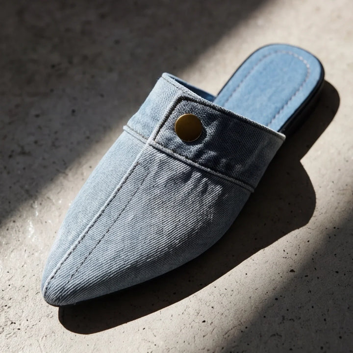 Doja Denim Slip-On Mule