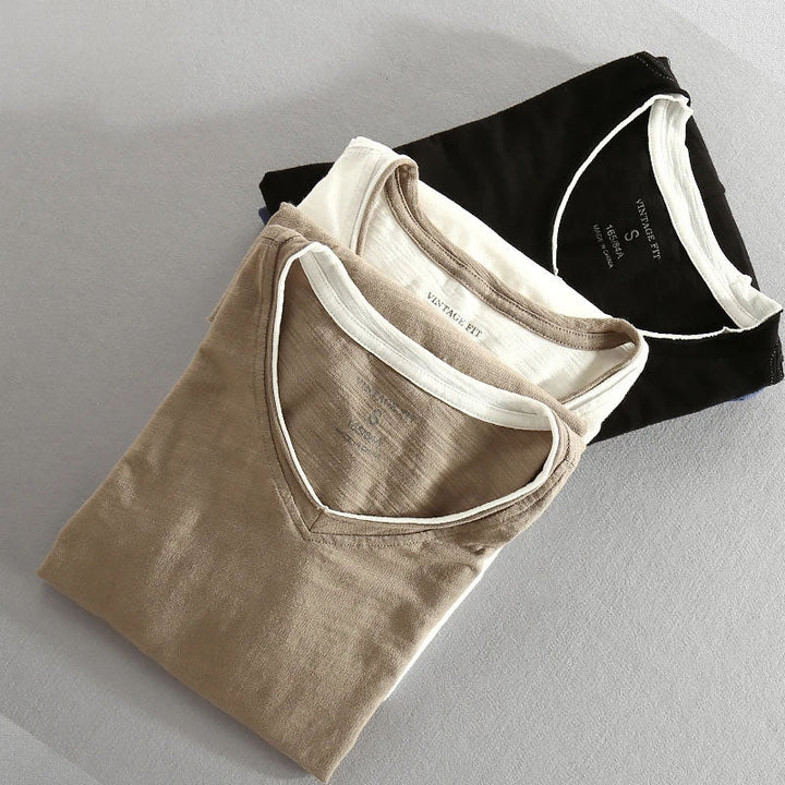 Riku Katoenen Lange Mouwen Shirt