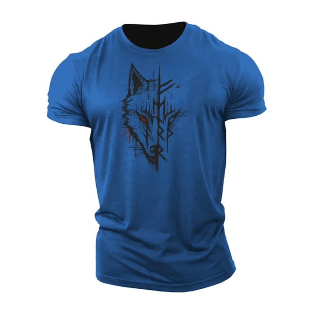 Heren T-shirt met korte mouwen van katoen
