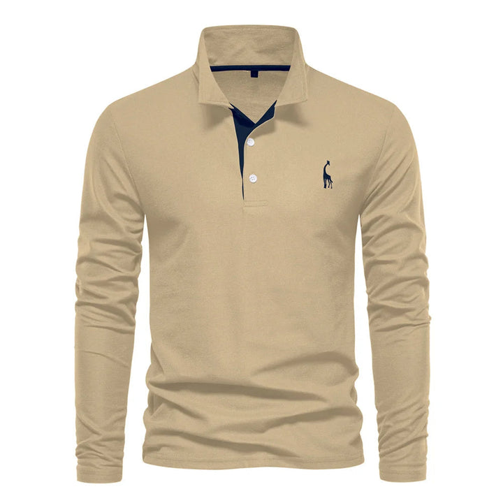 Aaron | Heren Klassiek Knoop Hals Polo Shirt