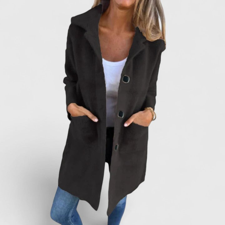 NICOLE – ZACHTE LANGE COATIGAN