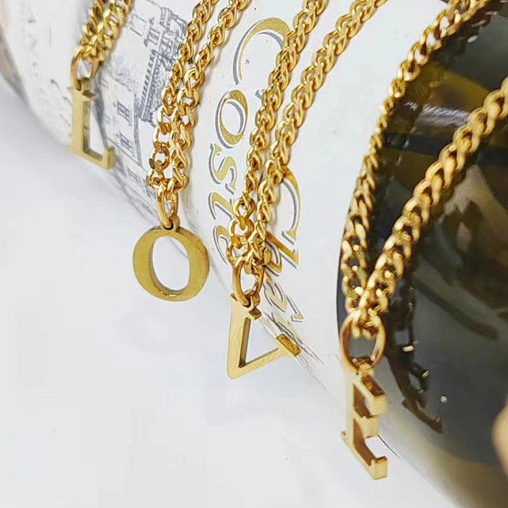 Alfabet | Dames Ketting - 14k Roestvrijstaal, Tijdloos en Elegant