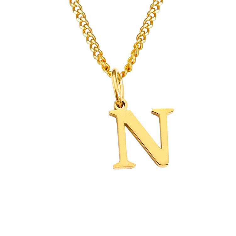 Alfabet | Dames Ketting - 14k Roestvrijstaal, Tijdloos en Elegant