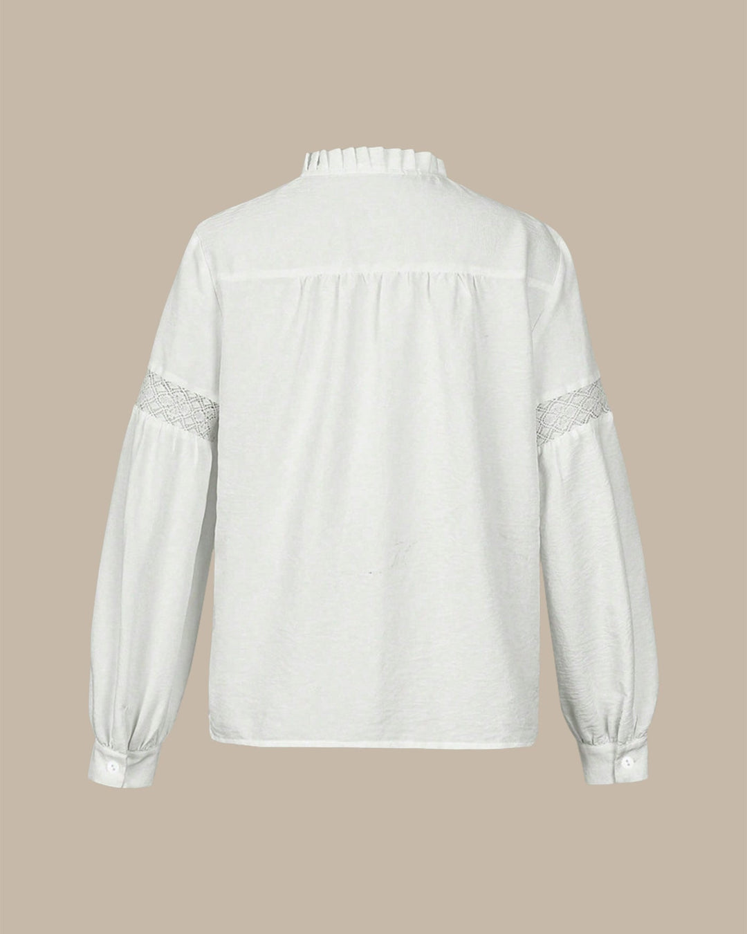 Lima | Casual Blouse Dames - met Ruches en Gegolfde Textuur