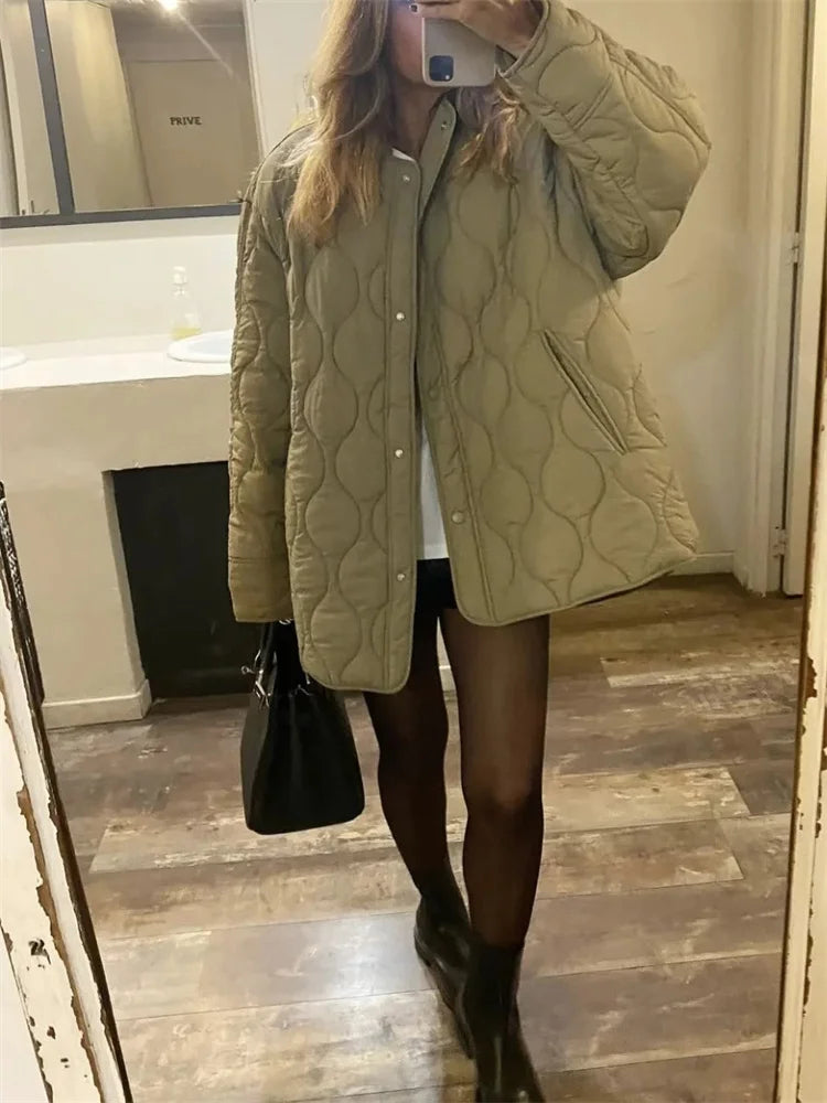 CAROLA | Casual Losse Winterjas Dames