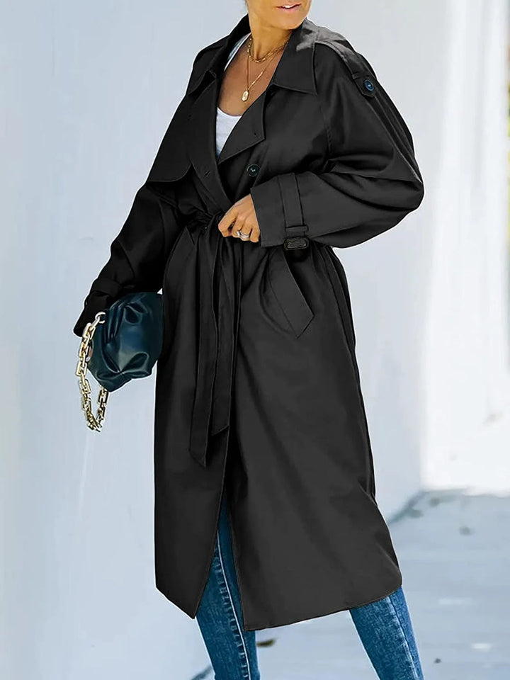 Premium Trenchcoat Lang Voor Dames - Nordfall