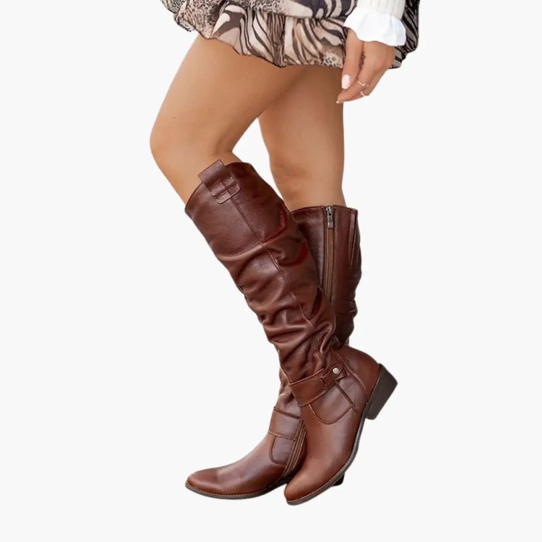 Vrouwen Casual Knie Hoge Slouch Laarzen