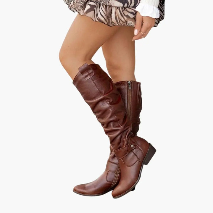 Vrouwen Casual Knie Hoge Slouch Laarzen
