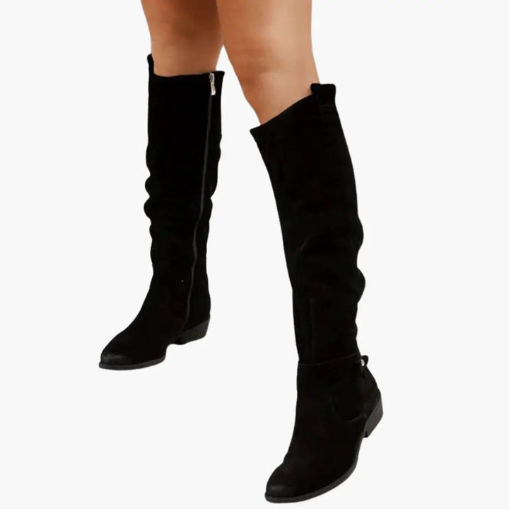 Vrouwen Casual Knie Hoge Slouch Laarzen