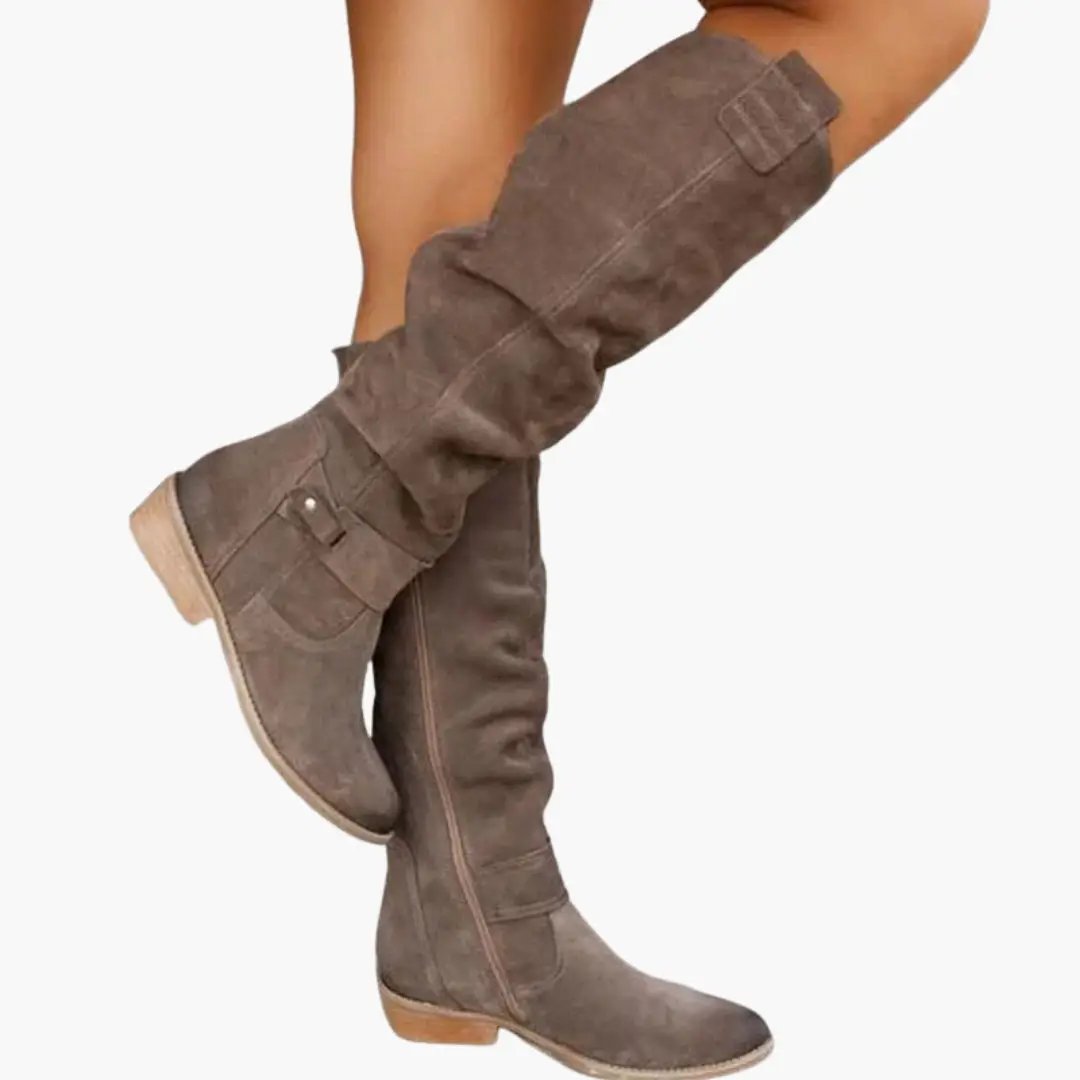 Vrouwen Casual Knie Hoge Slouch Laarzen