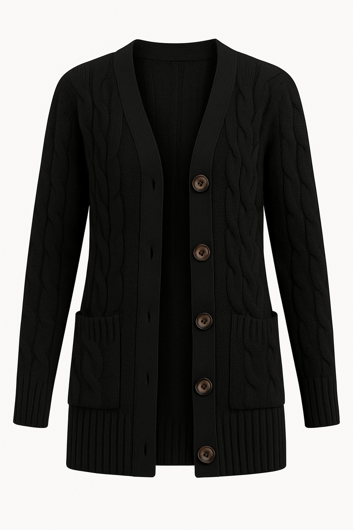 Cecilia | Dames Lente Kabelgebreid Vest