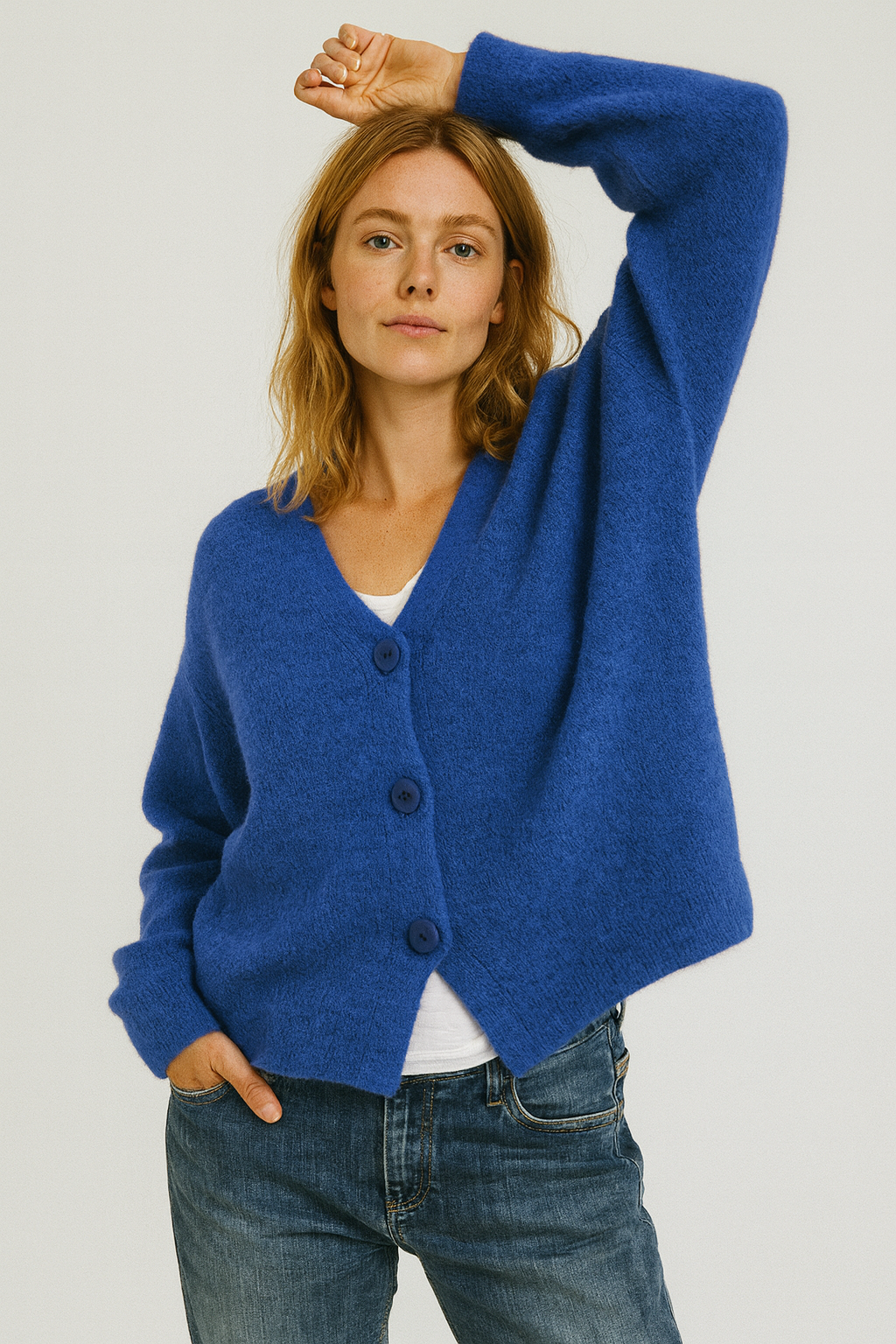 Callie | Dames Lente Vest met Knopen aan de Voorzijde