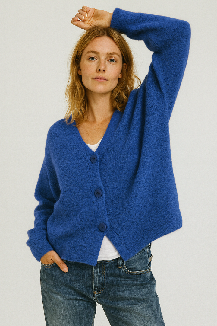 Callie | Dames Lente Vest met Knopen aan de Voorzijde
