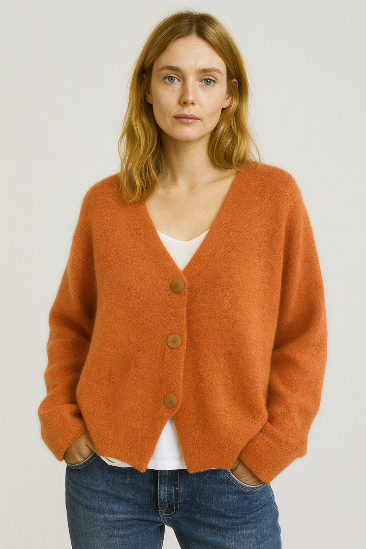 Callie | Dames Lente Vest met Knopen aan de Voorzijde
