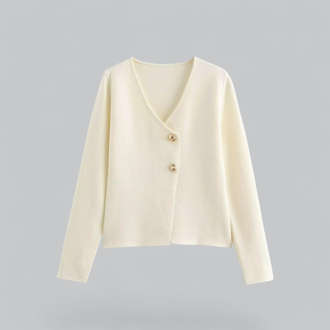 Jasmine | Dames Lente Minimalistisch Vest met Knopen