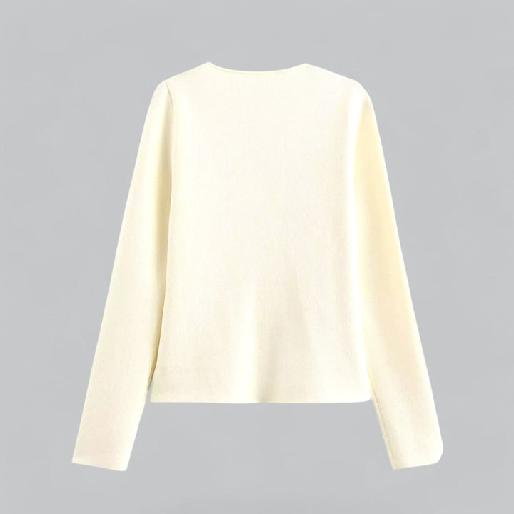 Jasmine | Dames Lente Minimalistisch Vest met Knopen