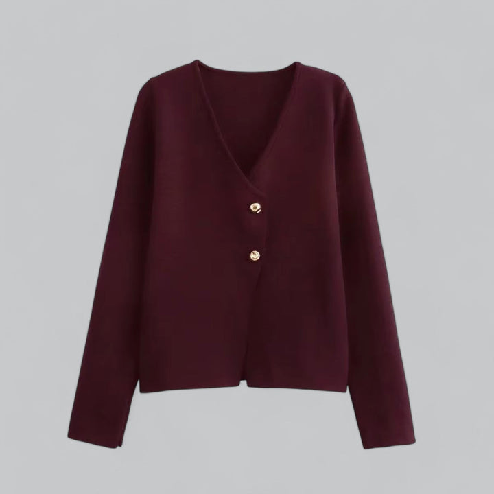 Jasmine | Dames Lente Minimalistisch Vest met Knopen