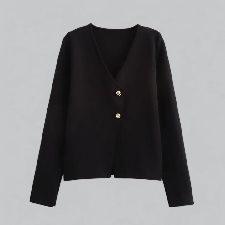 Jasmine | Dames Lente Minimalistisch Vest met Knopen