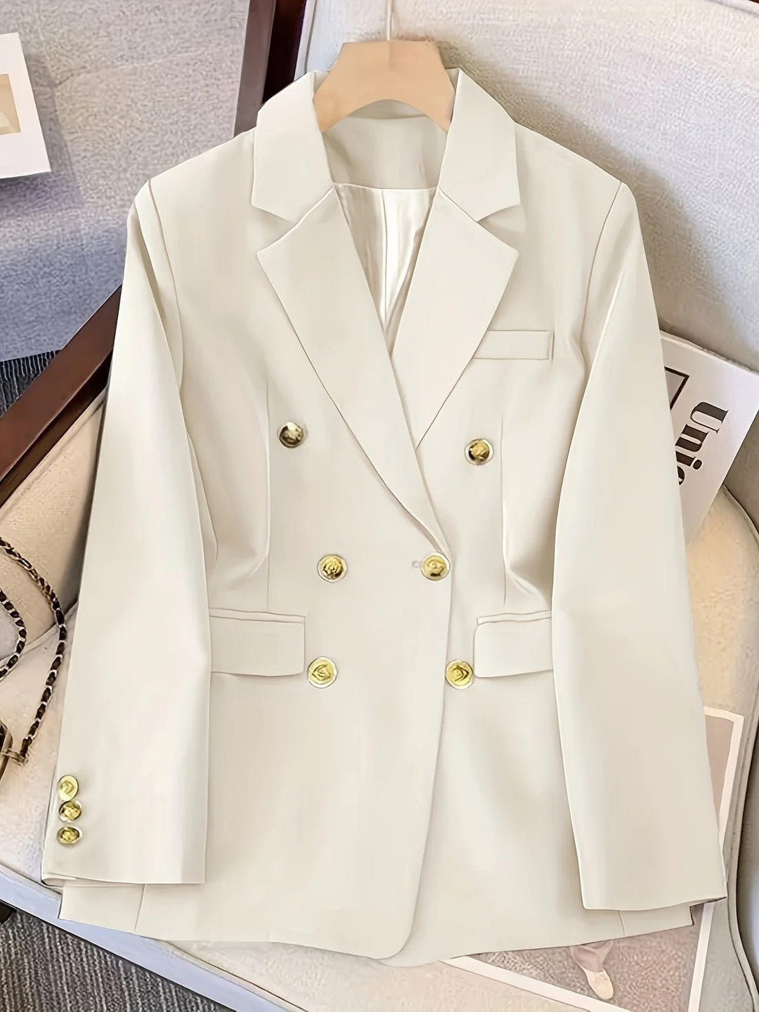 Abigail | Dames Tailored Blazer met Dubbele Knopen