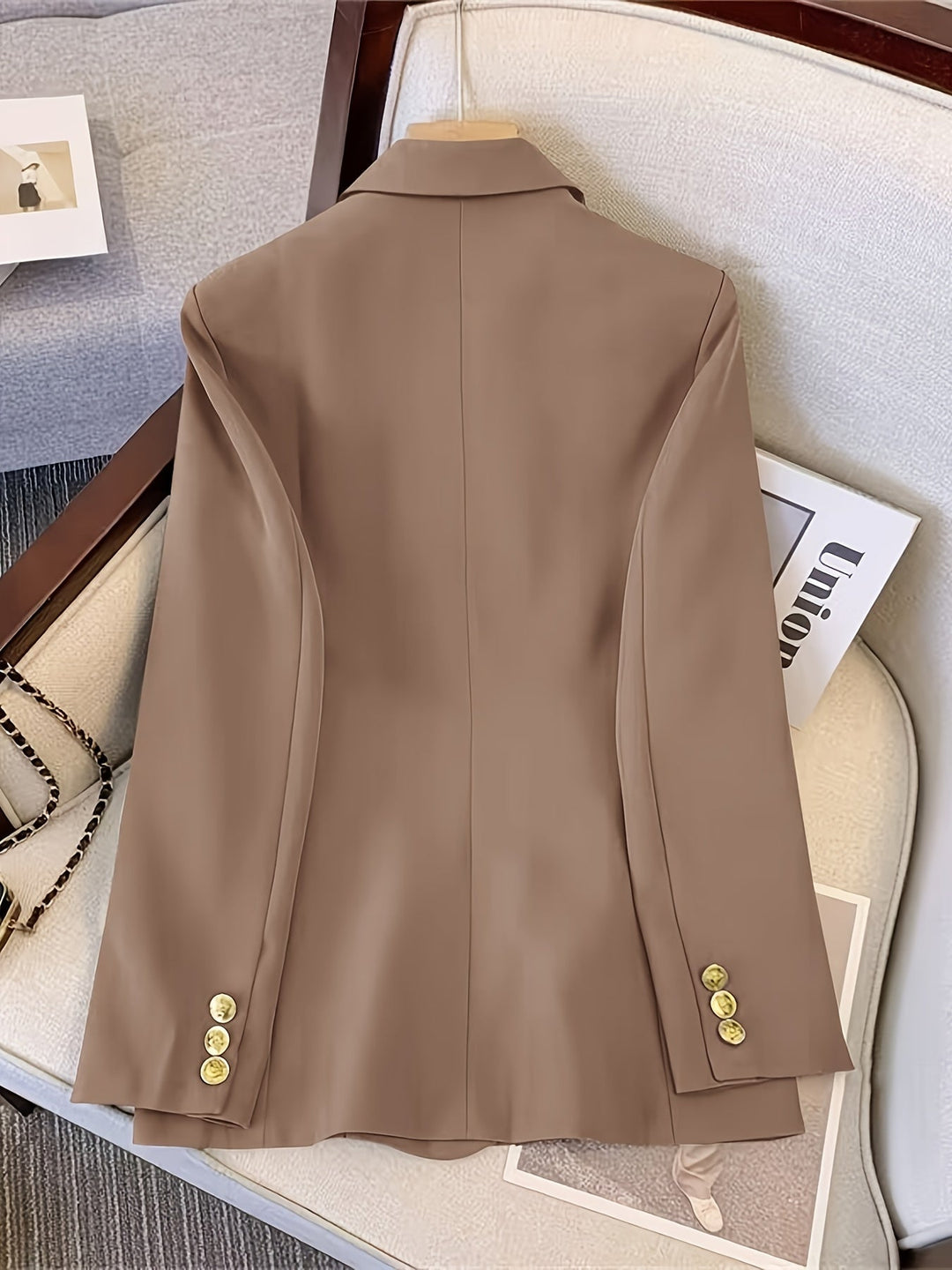 Abigail | Dames Tailored Blazer met Dubbele Knopen