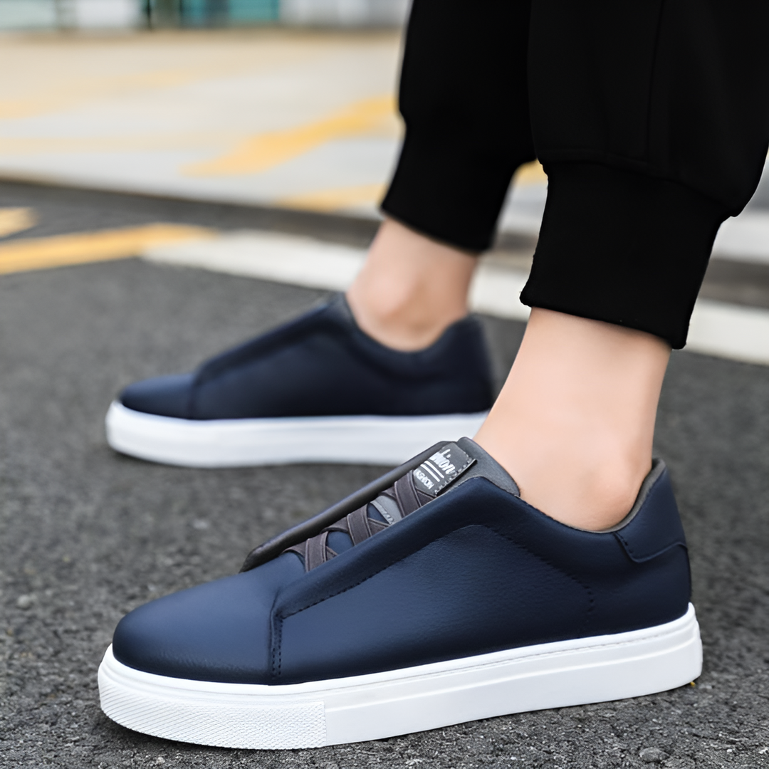 Boaz™ Stijlvolle Leren Sneakers