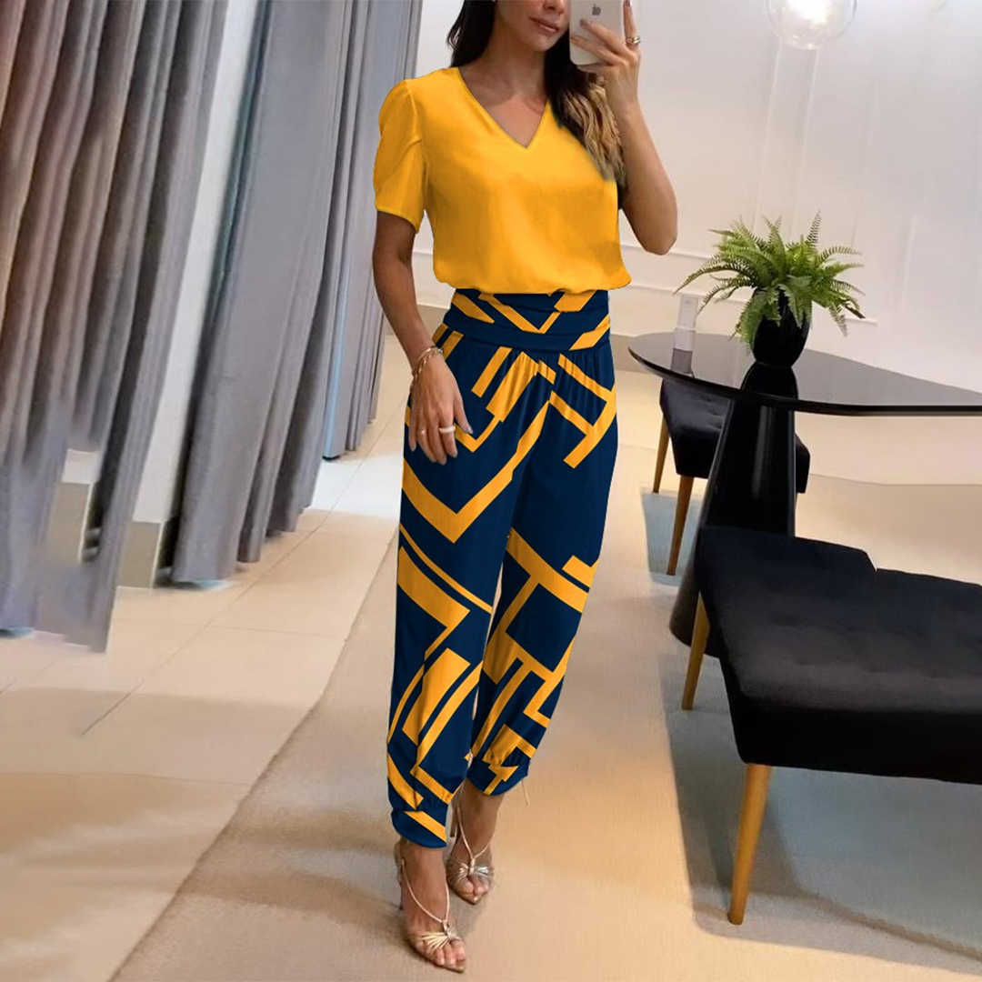 Jumpsuit met V-hals voor Dames