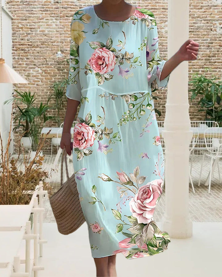 Losse Bloemenjurk voor Dames