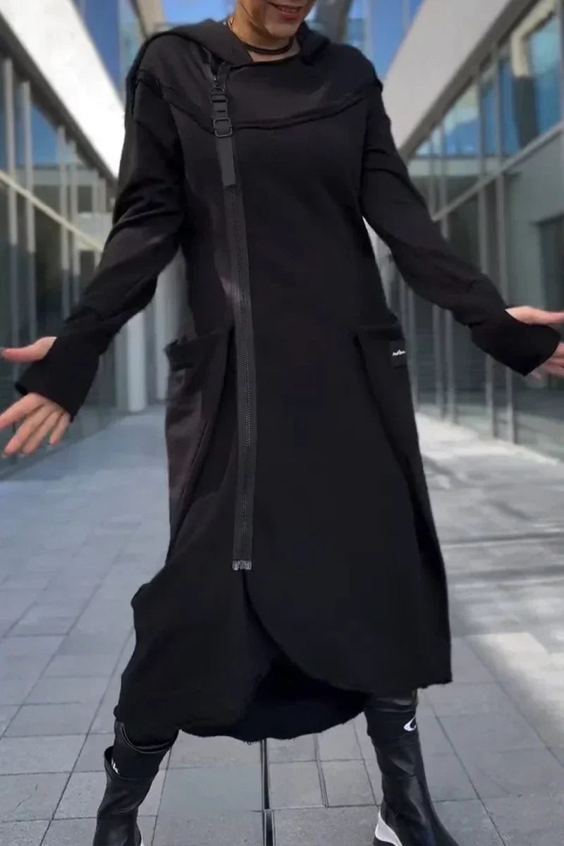 RILEY – FUTURISTISCHE HOODED LANGE JAS