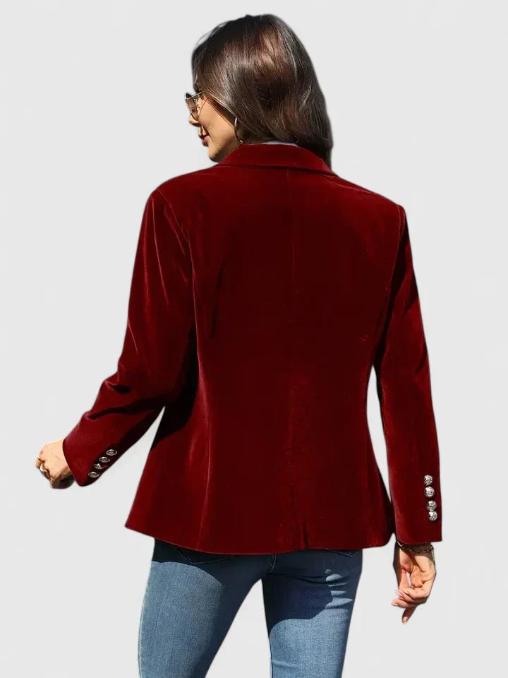 VICTORIA – ELEGANTE VELVET BLAZER