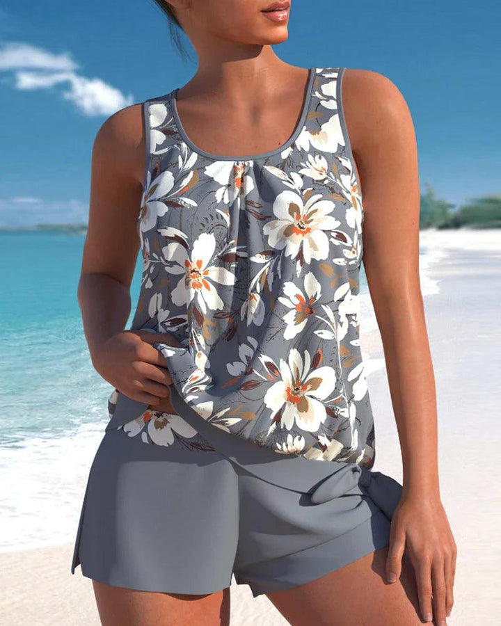 Tankiniset met Bloemenprint voor Dames