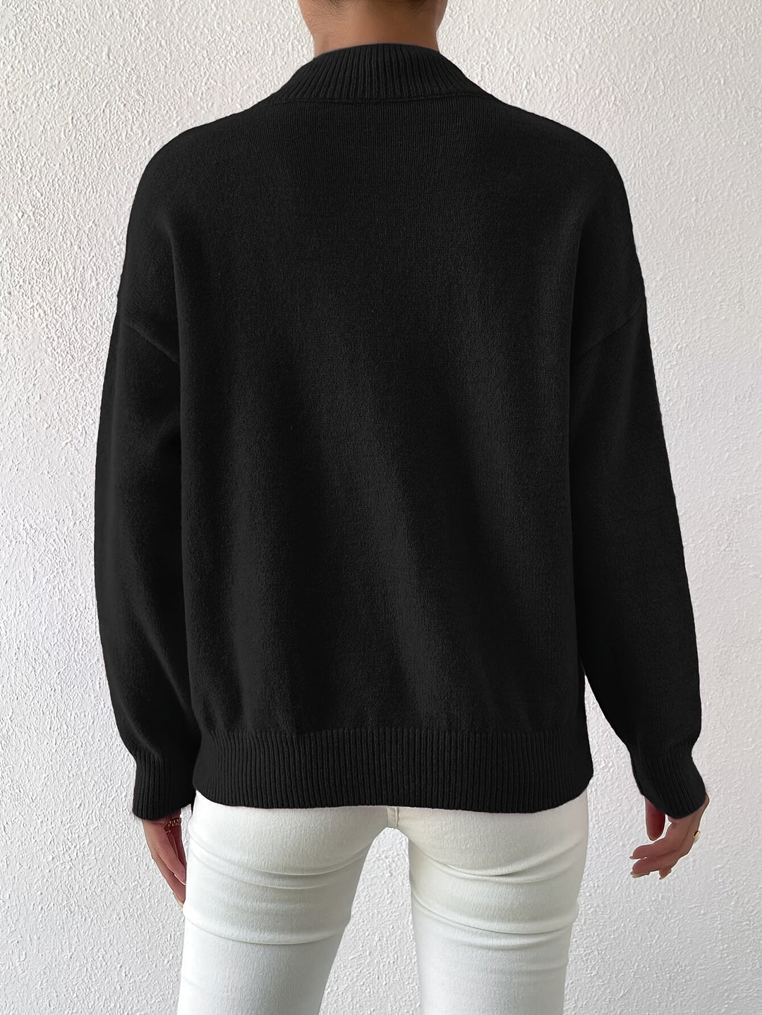 Lorelei | Verfijnde Mock Neck Trui