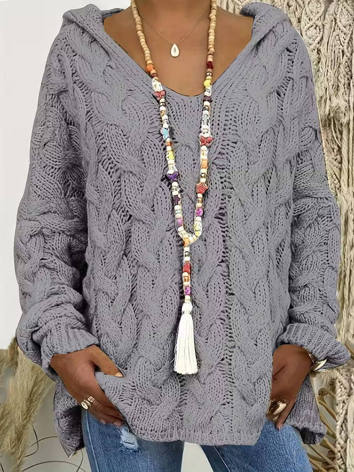 ISLA – CHUNKY BREI HOODED SWEATER