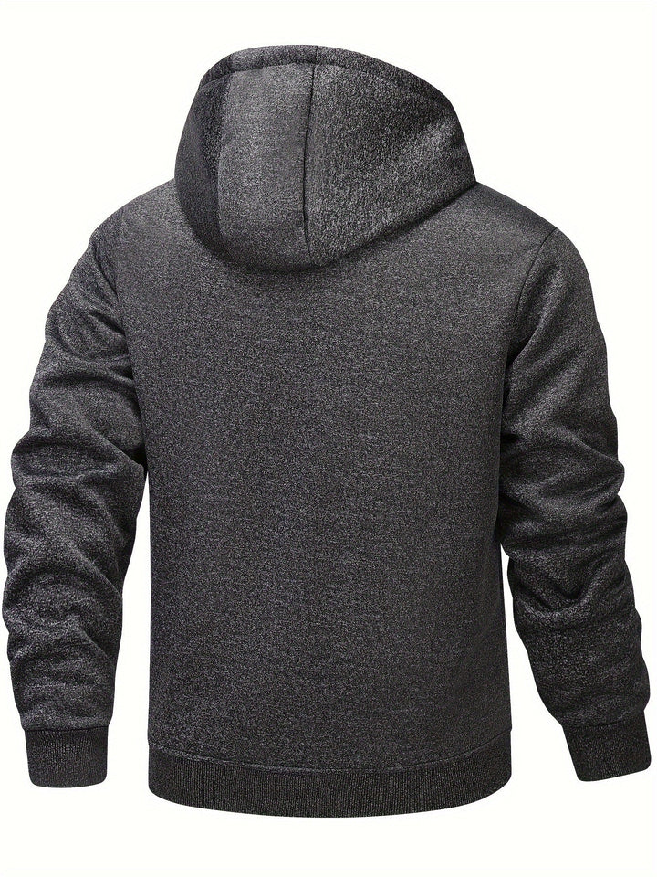 Russell | Gezellige Hooded Zip-Up Jast