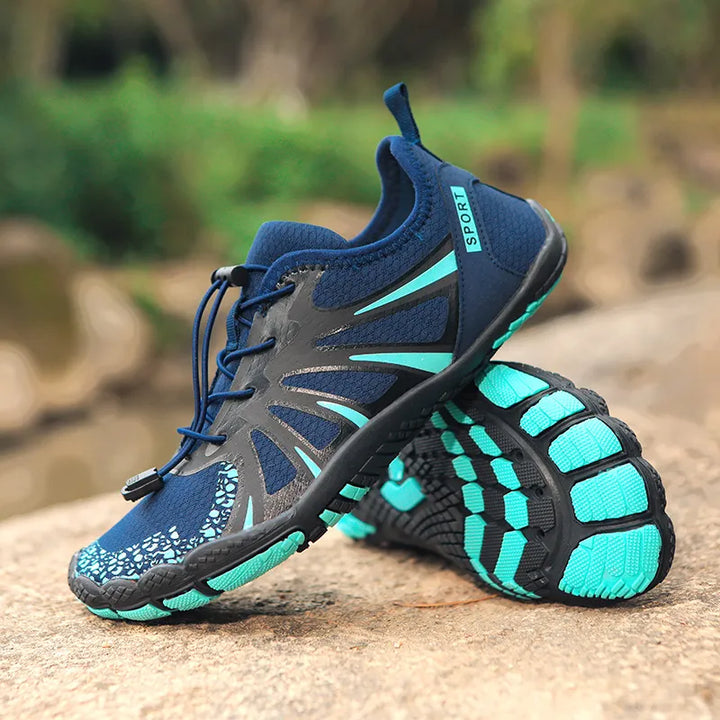 Ben | Heren waterschoenen met elastische veters en profielzool