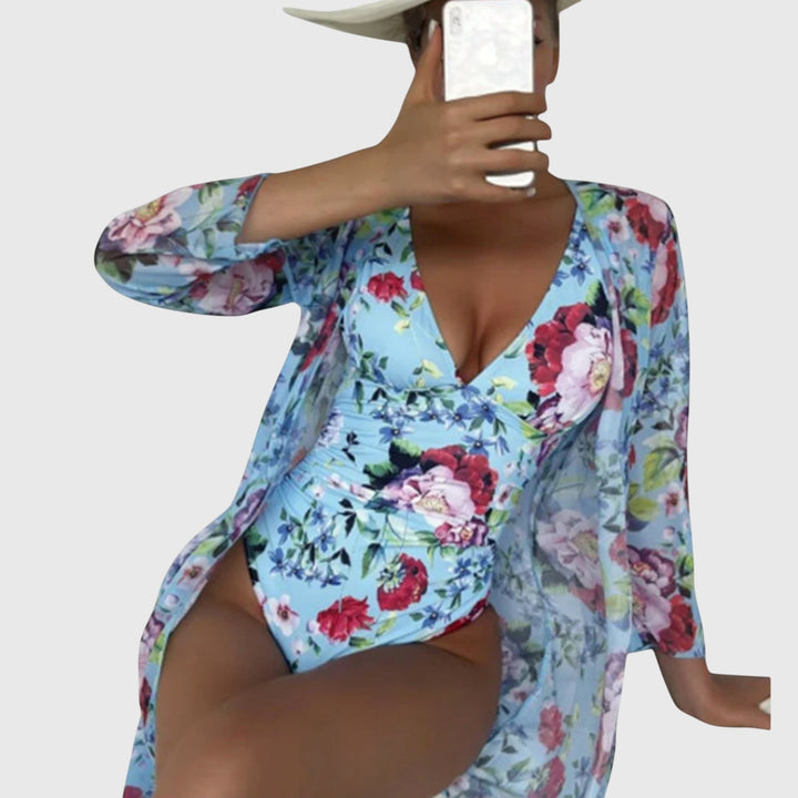 Dames High-Waisted Bikini Set – Geschikt voor Zomer, Met Verstelbare Bandjes en Snelle Droogtijd