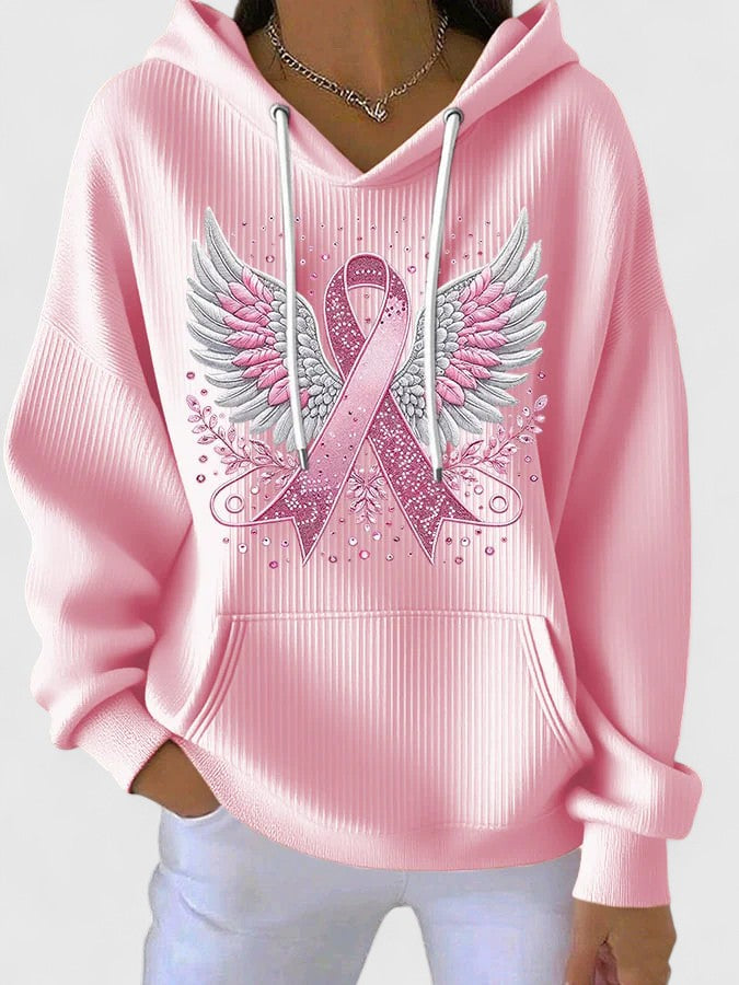 MORGAN – PINK RIBBON ENGELENVLEUGELS HOODIE