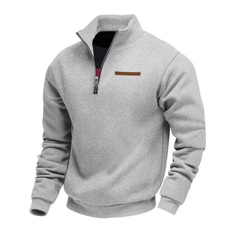 Heren Casual Fleece Pullover Sweatshirt