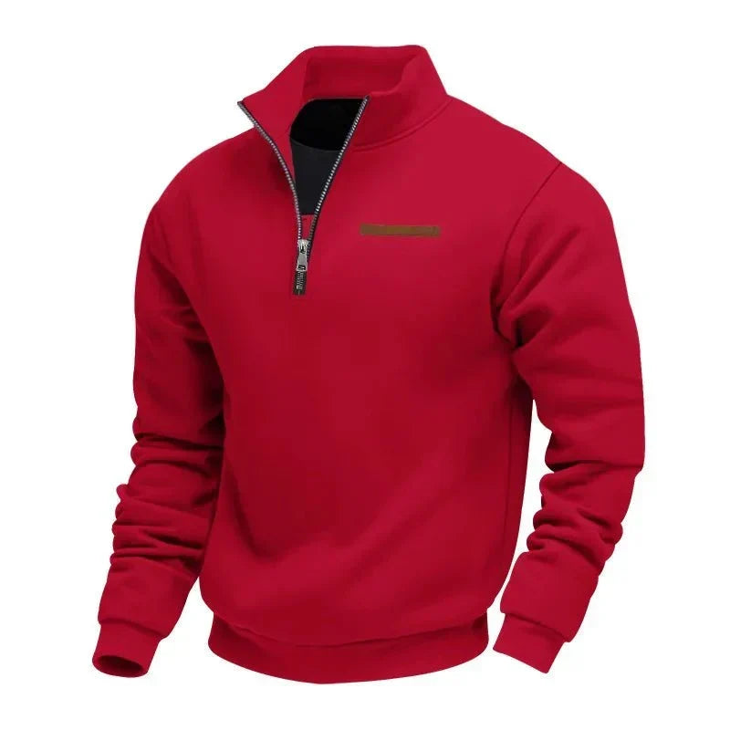 Heren Casual Fleece Pullover Sweatshirt
