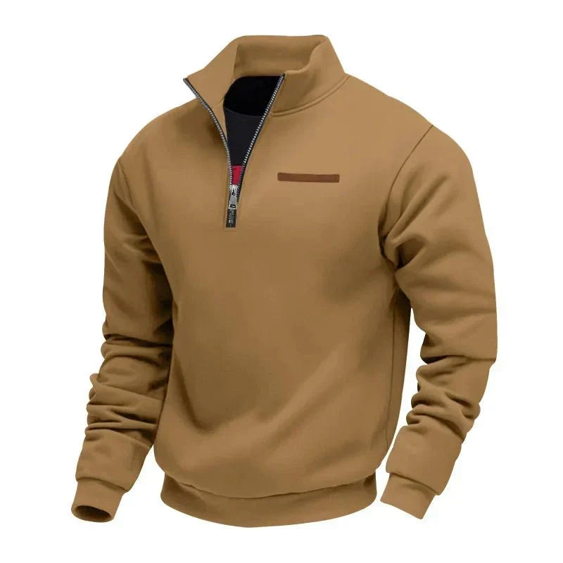 Heren Casual Fleece Pullover Sweatshirt