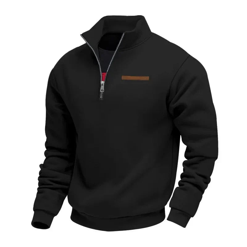 Heren Casual Fleece Pullover Sweatshirt