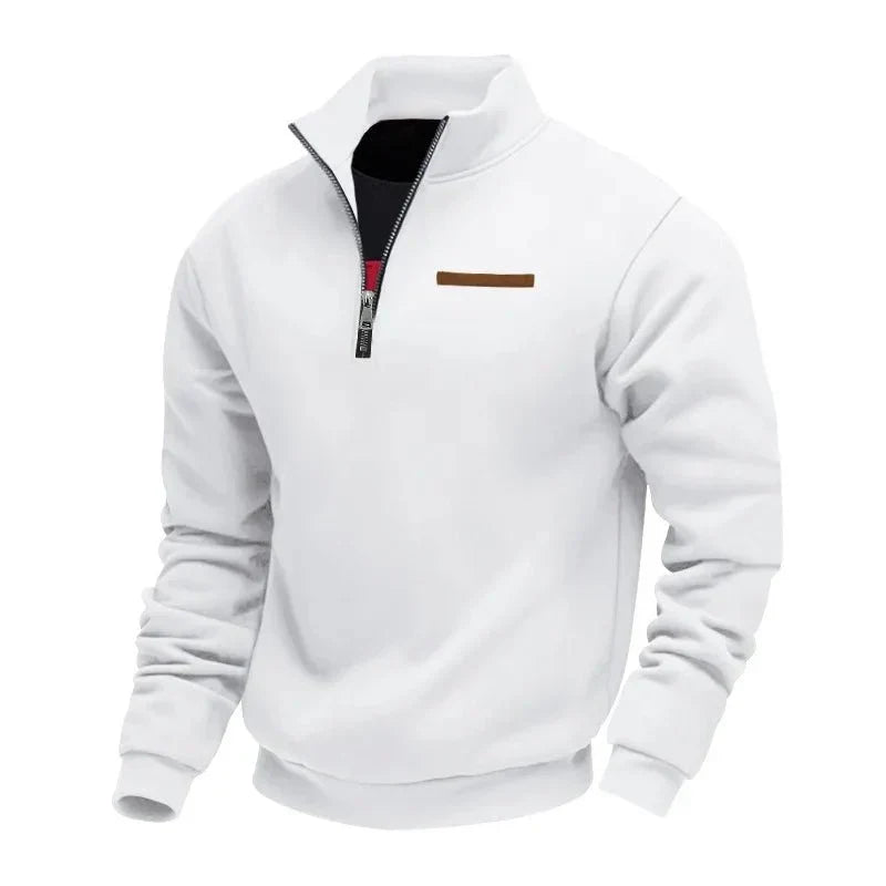 Heren Casual Fleece Pullover Sweatshirt