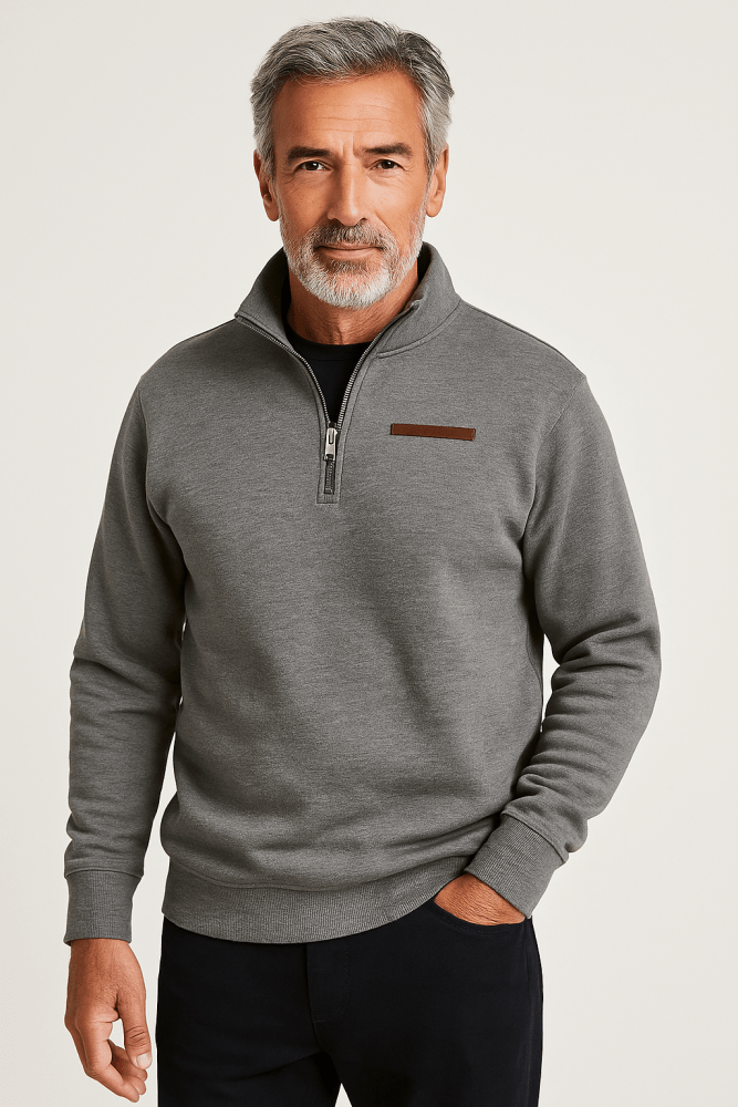 Heren Casual Fleece Pullover Sweatshirt