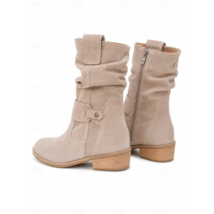 Tessa | Slouchy Buckle Enkellaarsjes