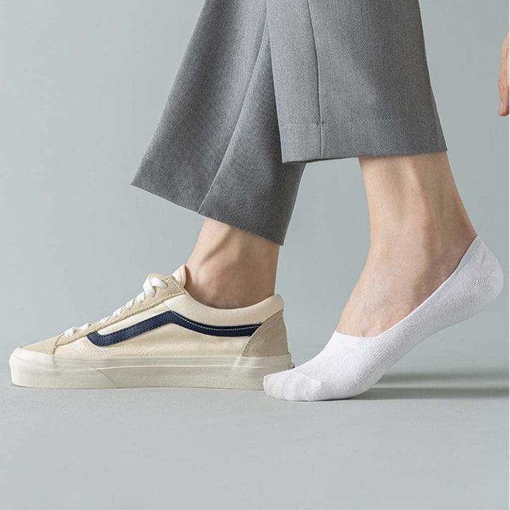 Onzichtbare Katoenen Antislip Sokken (3 Maten)