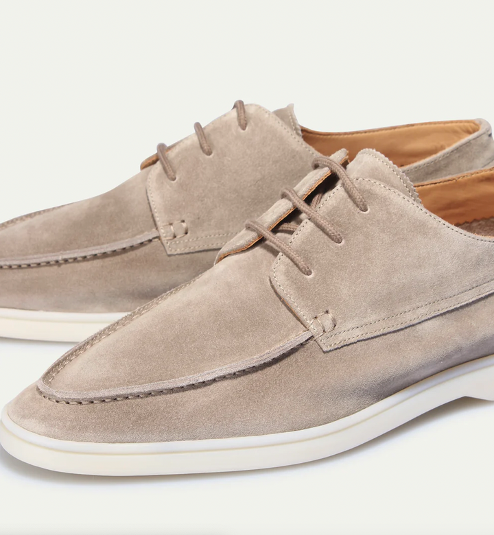 Van Dam | Stijlvolle Suède Veterschoenen voor Mannen
